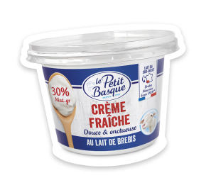 Crème fraiche au lait de brebis Le Petit Basque
