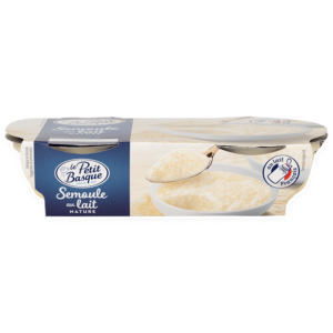 Semoule au lait nature Le Petit Basque