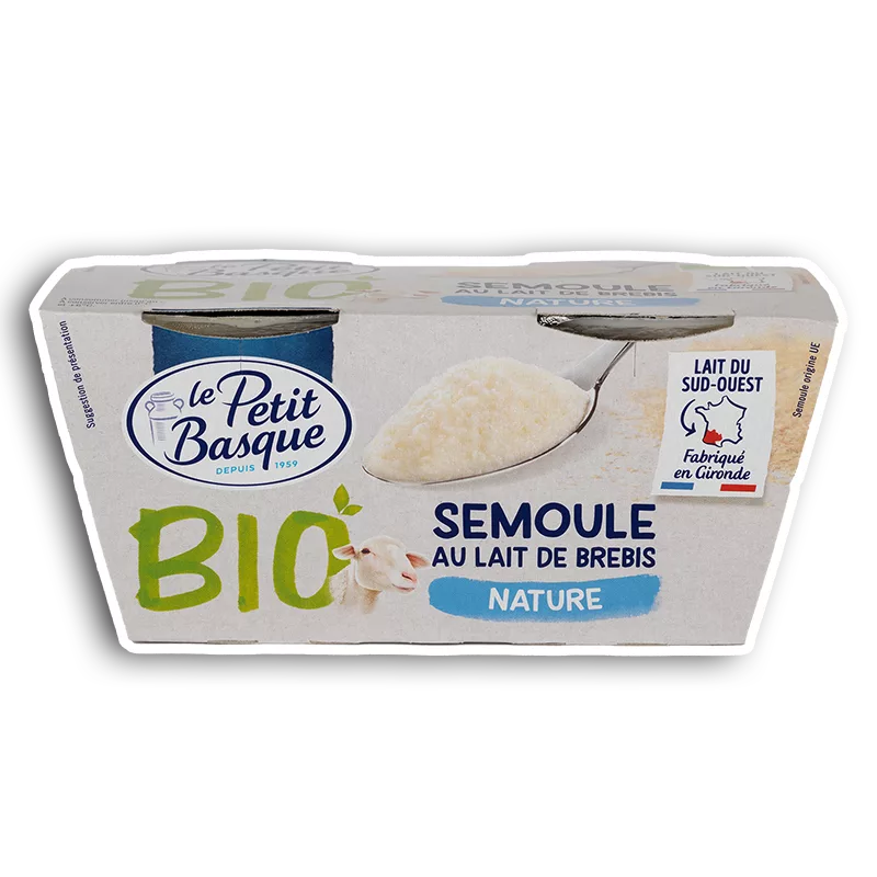 semoule-lait-brebis-bio-nature Semoule au lait de brebis nature bio Le Petit Basque