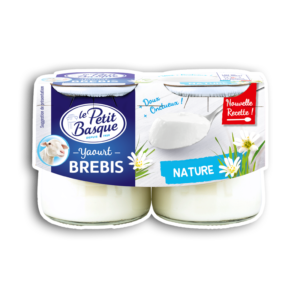 Yaourts nature Le Petit Basque Nouvelle recette