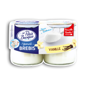 Yaourts vanille Le Petit Basque Nouvelle recette