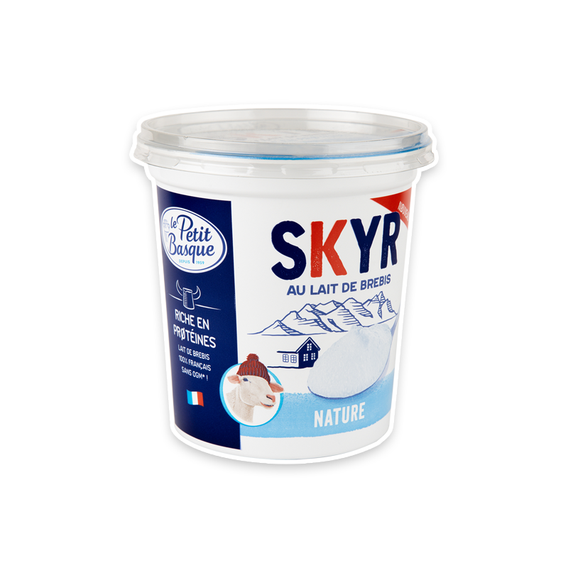 skyr-au-lait-de-brebis-400g les autres gammes au lait de brebis le petit basque : skyr