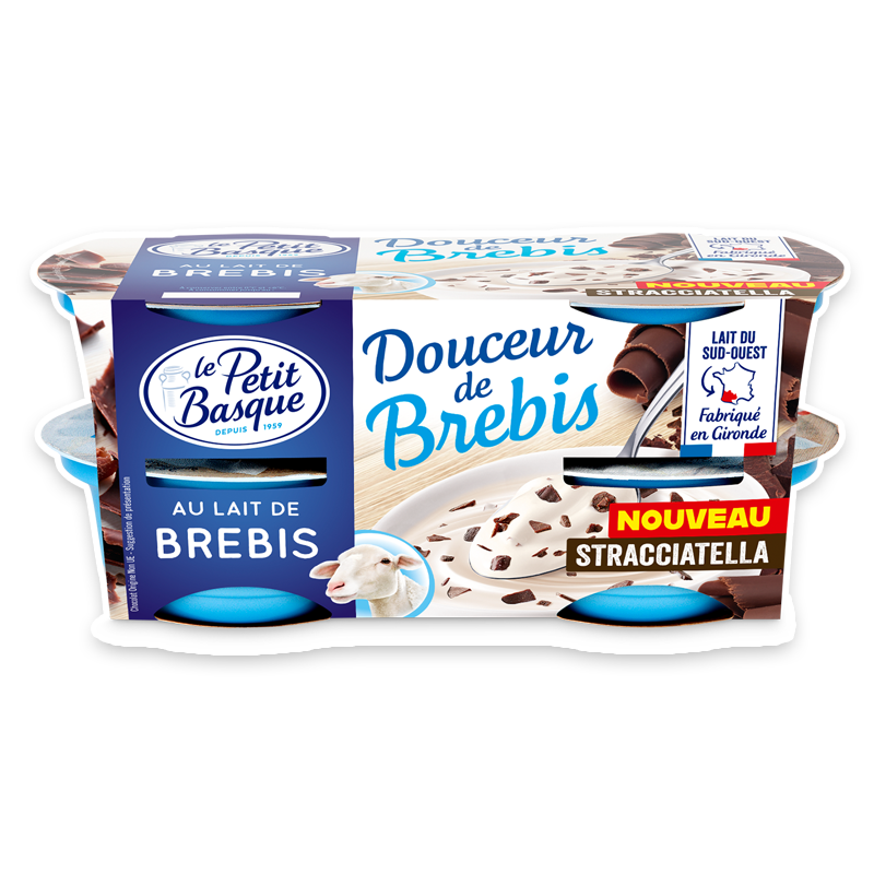 Douceur de brebis Stracciatella LPB Douceur de brebis stracciatella