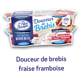Douceur de brebis fraise framboise Le petit Basque
