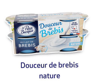 Douceur de brebis nature Le petit Basque