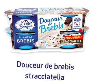 Douceur de brebis Stracciatella Le Petit Basque