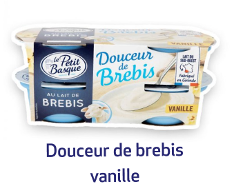 Douceur de brebis vanille Le petit Basque