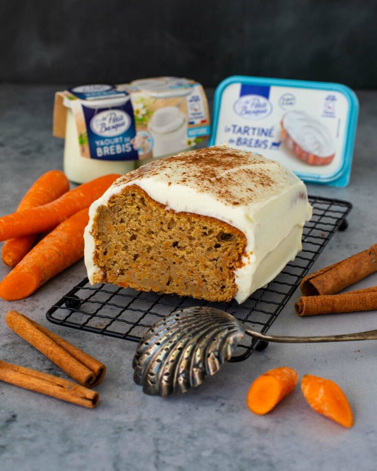 Recette de carrot cake au yaourt de brebis Le Petit Basque