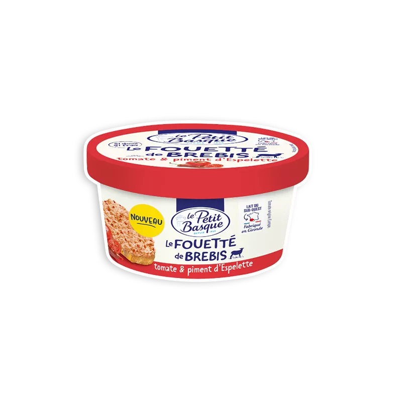 Fouetté de brebis Tomate et piment d'Espelette